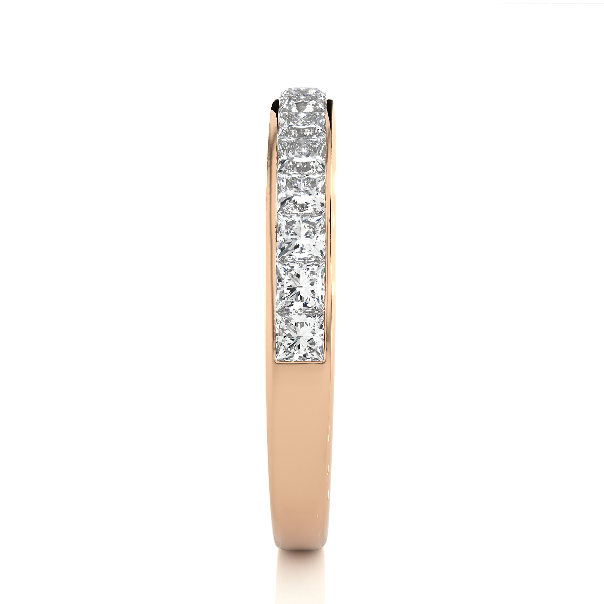 0.98 Carat SI Color VS1 Clarity Diamond Studded Natural Diamond Ring.